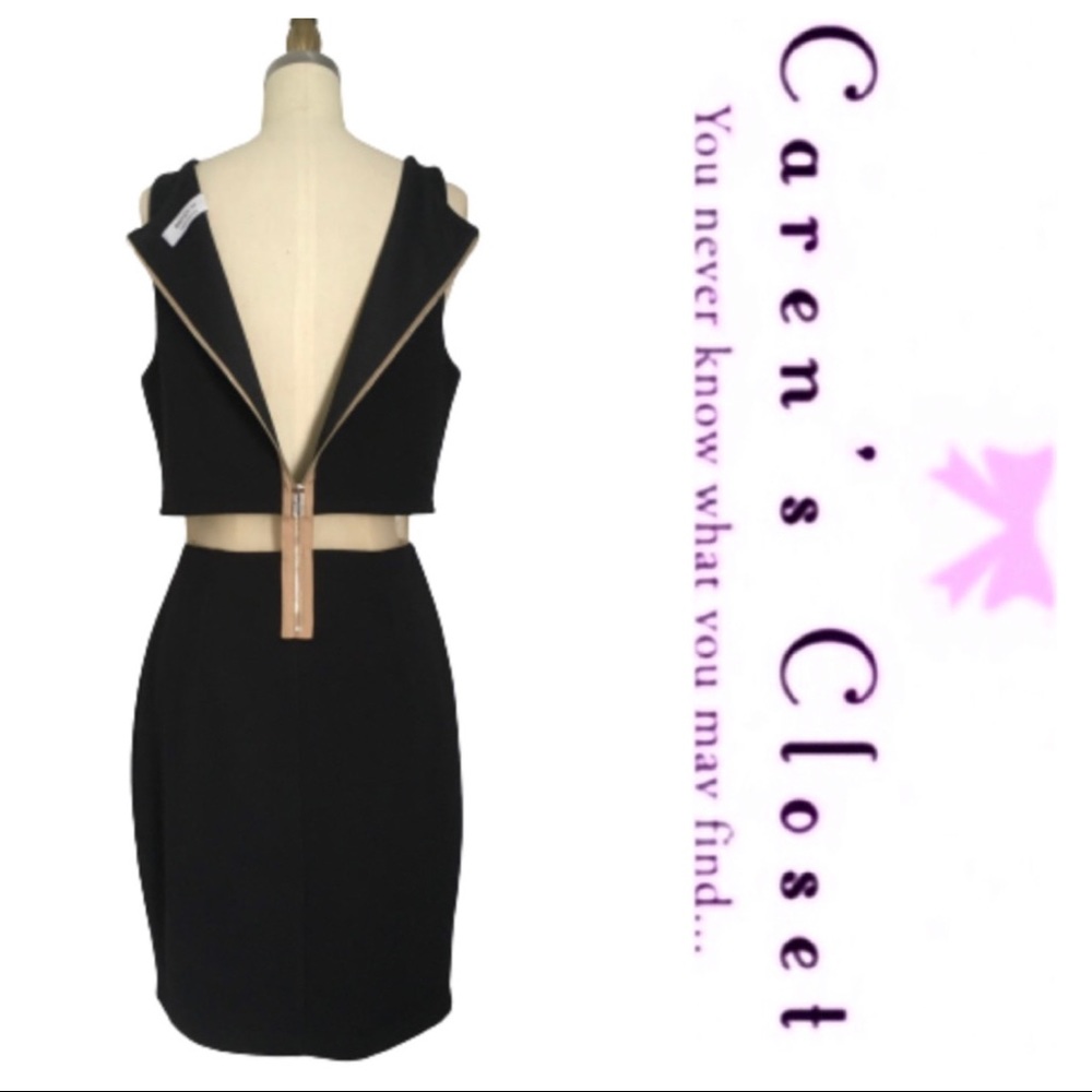 Bailey 44 Wonens Black Mesh Linebackers Mini Dress - Picture 8 of 10